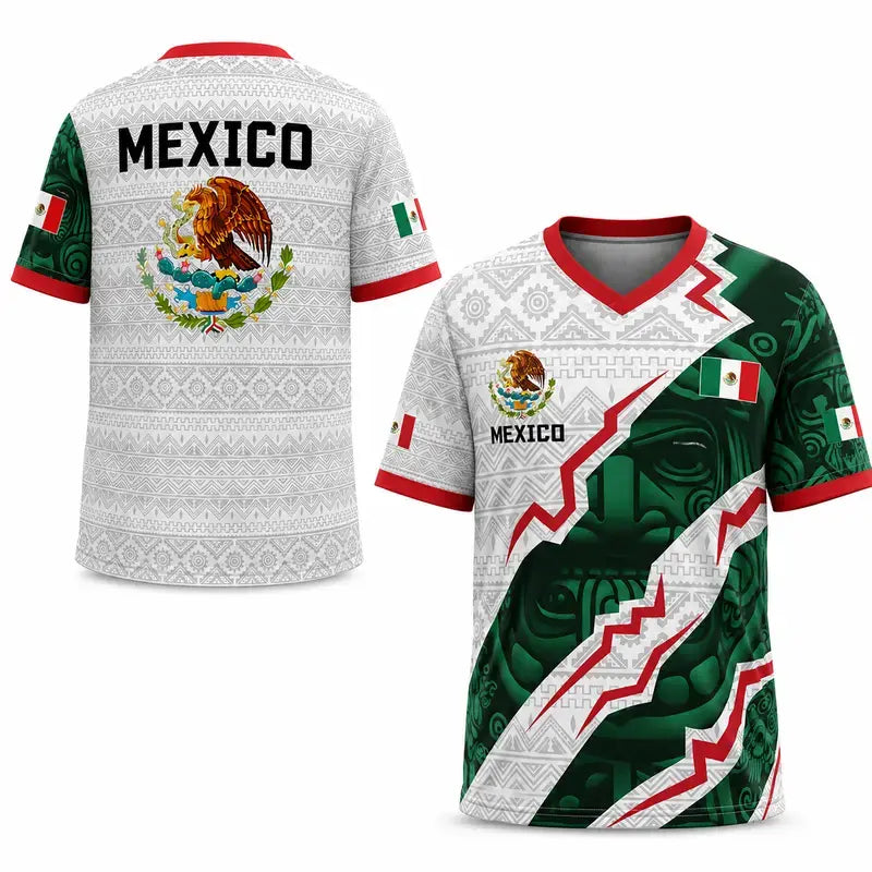 Mexico Aztec soccer jersey front