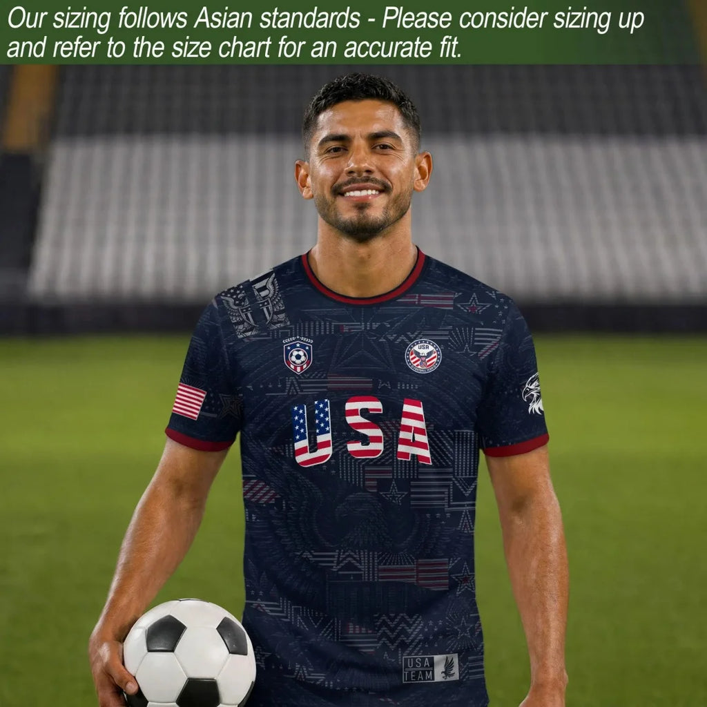 USA soccer jersey model