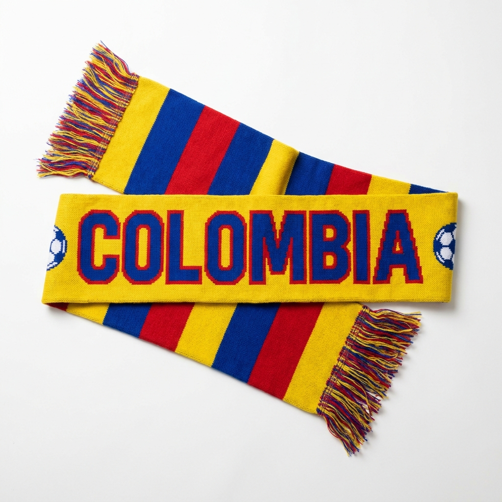 Colombia supporter scarf