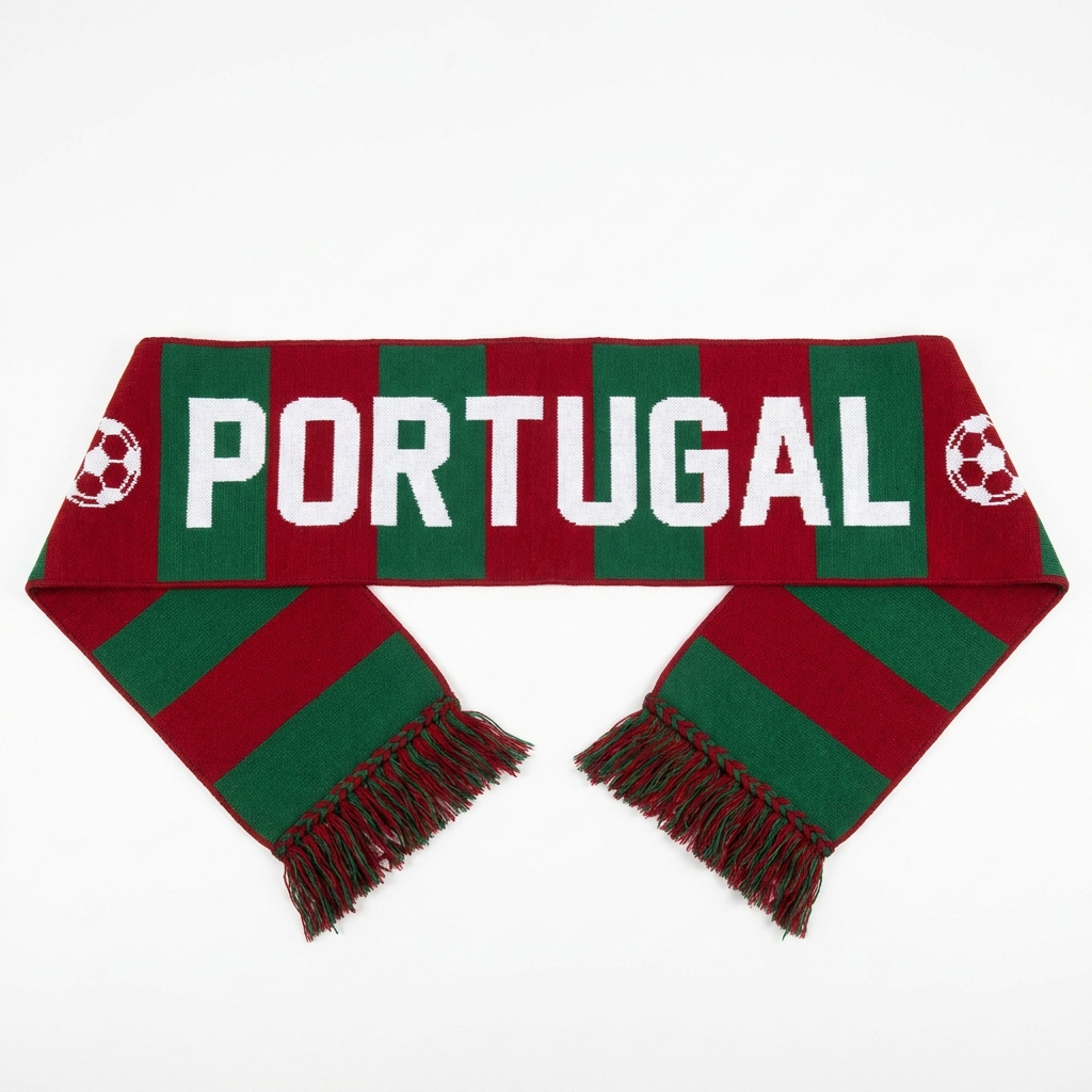 Portugal supporter scarf